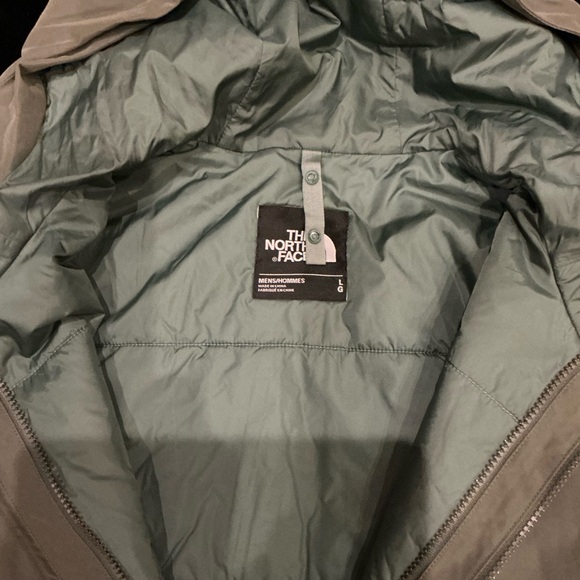 The North Face Canyonlands NF0A2TC6 Green Triclimate Shell Jacket Men’s Size L - Picture 2 of 8